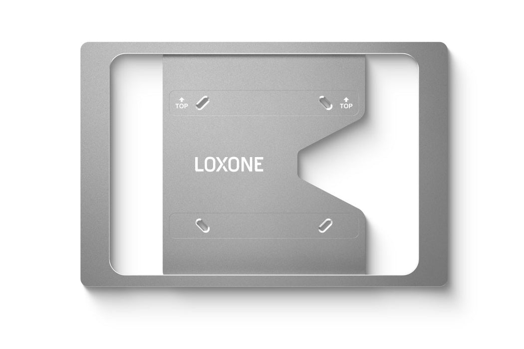Loxone iPad Wallmount Zilver